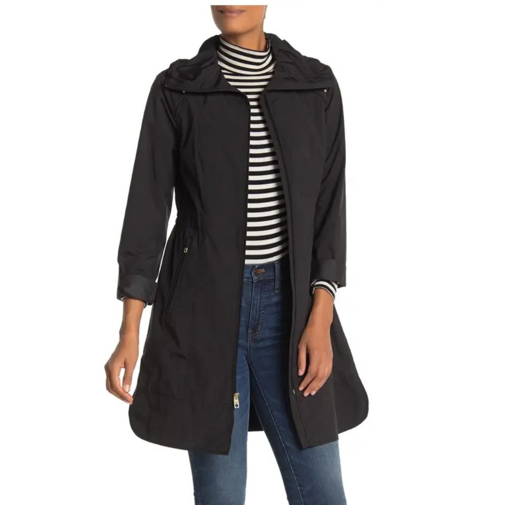 Packable Hood Rain Coat COLE HAAN